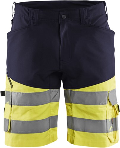 Blåkläder short met stretch high-vis 15411811 | marine high vis geel | maat 54 - 7330509692066