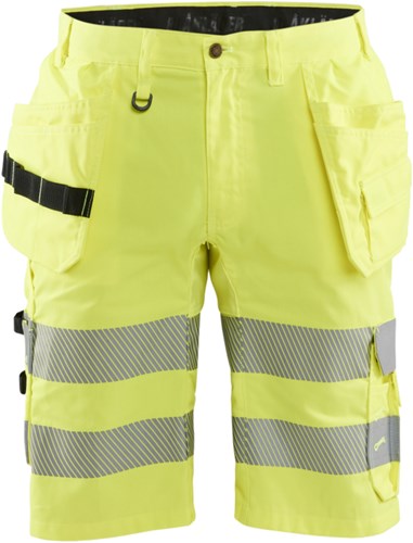 Blåkläder short met stretch high-vis 15861811 | high vis geel | maat 46 - 7330509691175