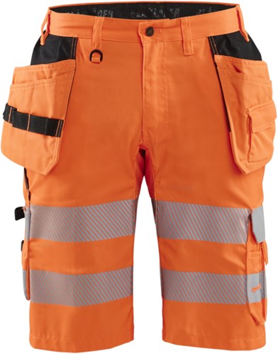 Blåkläder short met stretch high-vis 15861811 | high vis oranje | maat 58 - 7330509691335