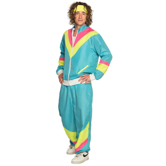 Boland Retro Tracksuit Herren Polyesterblau Größe XL