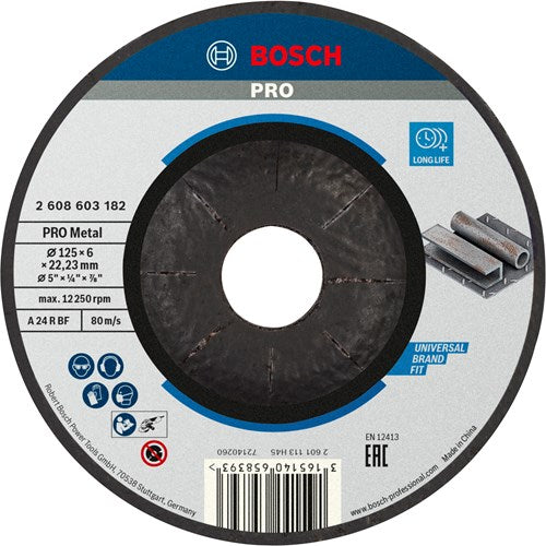 Bosch Professional Fleckenschale 125 mm gebogen