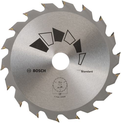 Bosch Zubehör Kreissägeblatt Standard 140x20 T18 - 2609256b54
