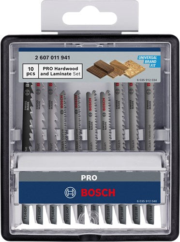 Bosch Zubehör Profi Hartholz- und Laminat-Set | 83mm | 10-teilig - 2607011941