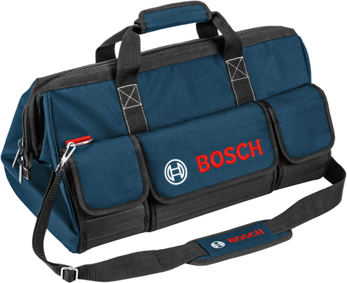 Bosch blaue Werkzeugtasche l | Werkzeugtasche groß 550 x 350 x 350 mm – 1600a003bk
