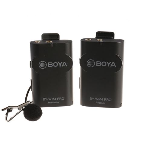 Boya 2,4 GHz Duo Lavalier Mikrofon Wireless BY-WM4 Pro-K1