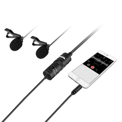 Boya-Duo Lavalier-Mikrofon BY-M1DM für Smartphone, DSLR, Camcorders und PC