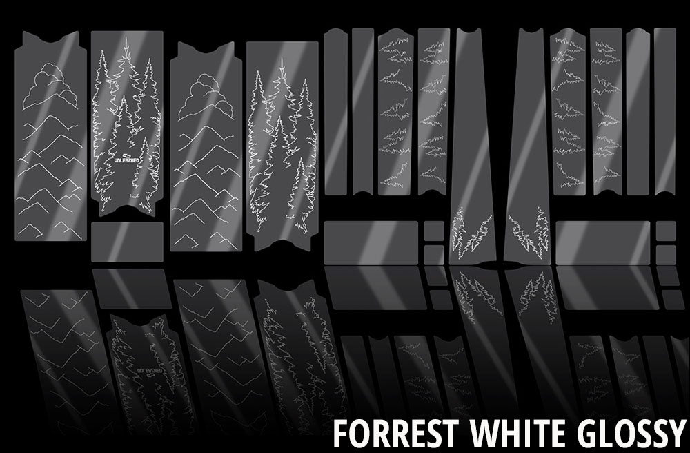 Unleazhed Unscratch – Rahmenschutzfolie Gravel Bike BPG01 Forest White