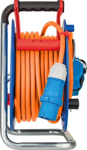 Brennenstuhl Cee-Cable Rolle mit 23+2 m RN-Kabel in Orange