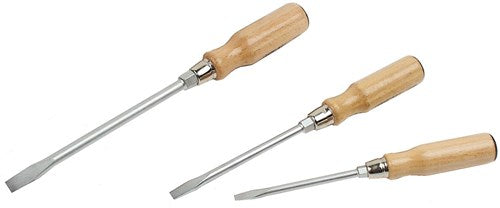Brüder mannesmann schroevendraaier houten heft 10,0x175 mm (hobby) - 1119-g-175