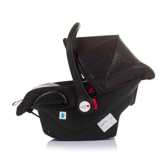 Chipolino Havanna-Autositz mit Adaptern 40-85 cm Gruppe 0+ Obsidian Silber