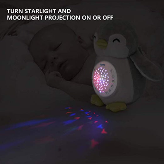 Chipolino Plüsch Babyprojektor kuschely Kaninchen mit Musiklicht