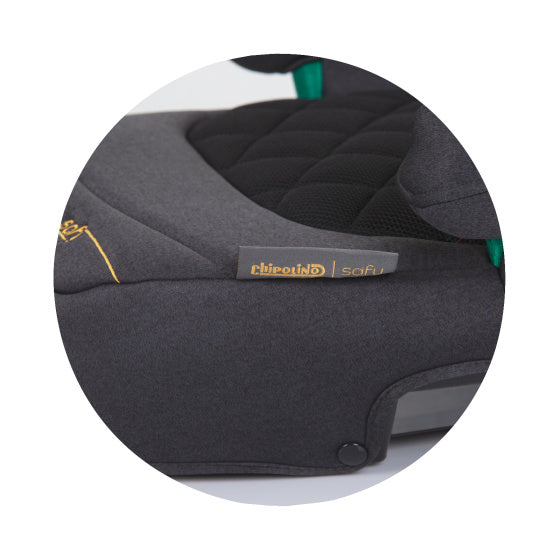 Chipolino Safy Sitzerhöhung i-Size 125-150 cm Isofix Macadamiabraun
