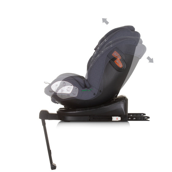 Chipolino Tourino Autositz i-Size 40-150 cm Isofix 360° Granit dunkelgrau
