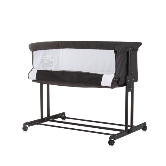 Chipolino Zen Beistellbox mit Moskitonetz Obsidianschwarz