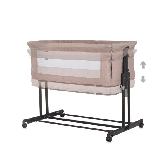 Chipolino Zen Beistellbox mit Moskitonetz Macadamiabeige