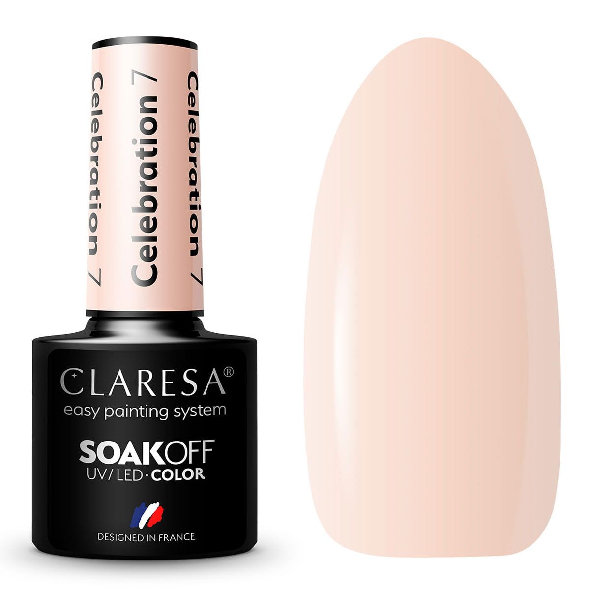 Claresa UV-LED-Gel-Nagellack, 5 ml, Celebration 7