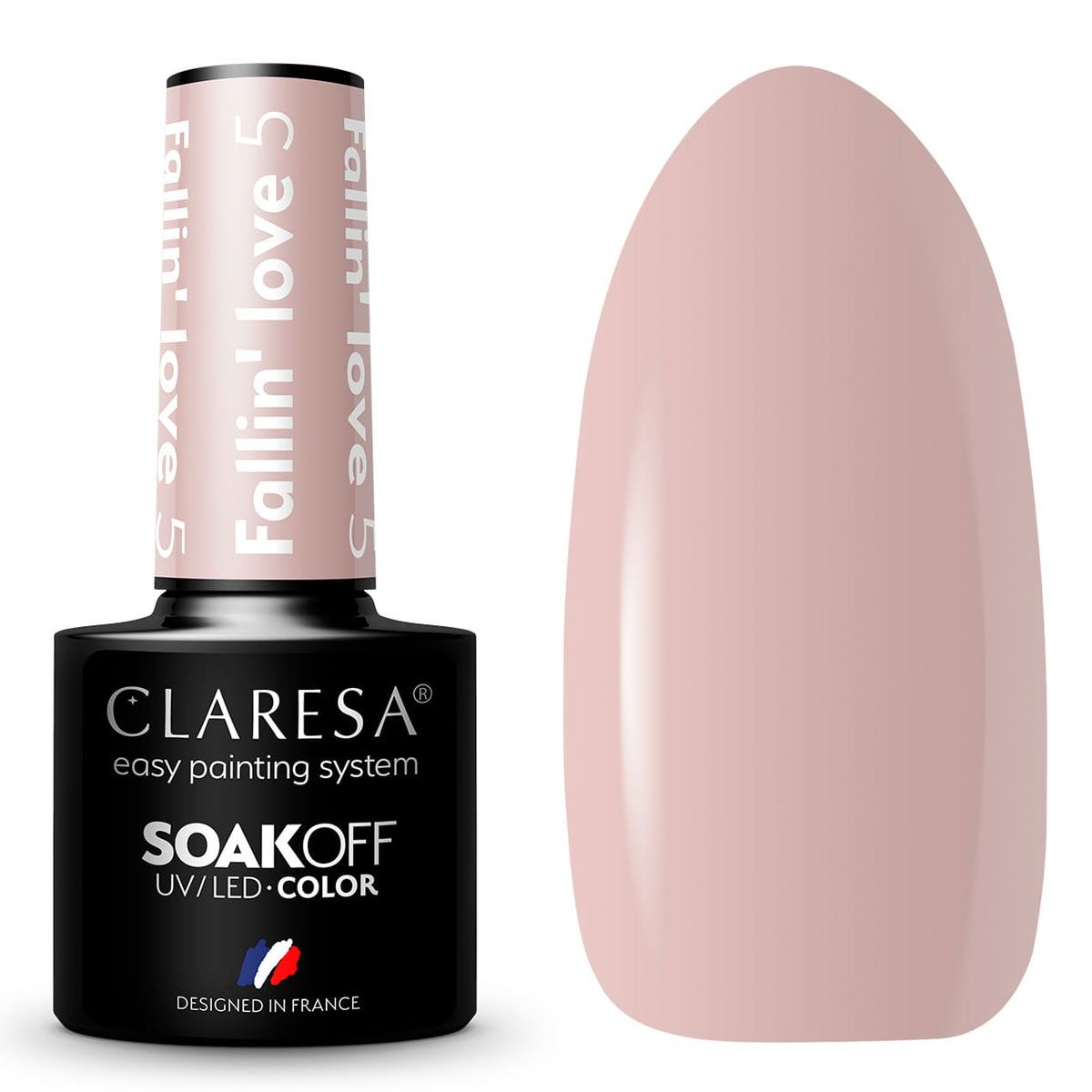 Claresa UV-LED-Gel-Nagellack, 5 ml, Fallin' Love 5