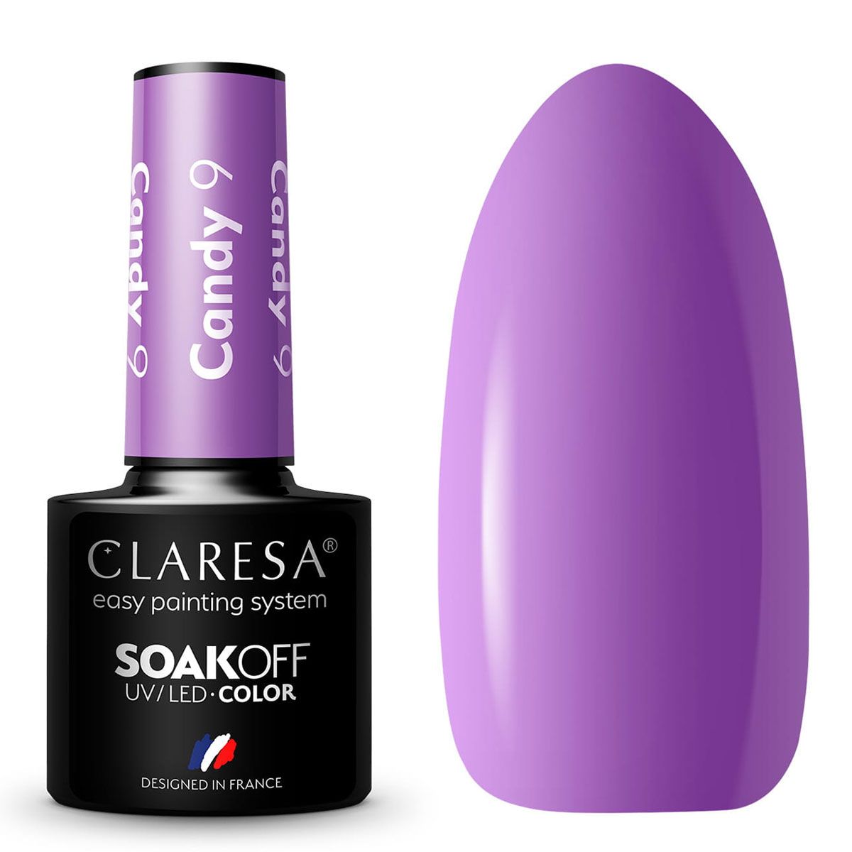 Claresa UV-LED-Gel-Nagellack, 5 ml, Candy 9