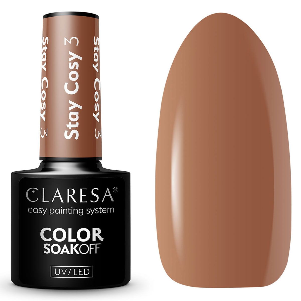 Claresa UV-LED-Gel-Nagellack, 5 ml, Stay Cozy 3
