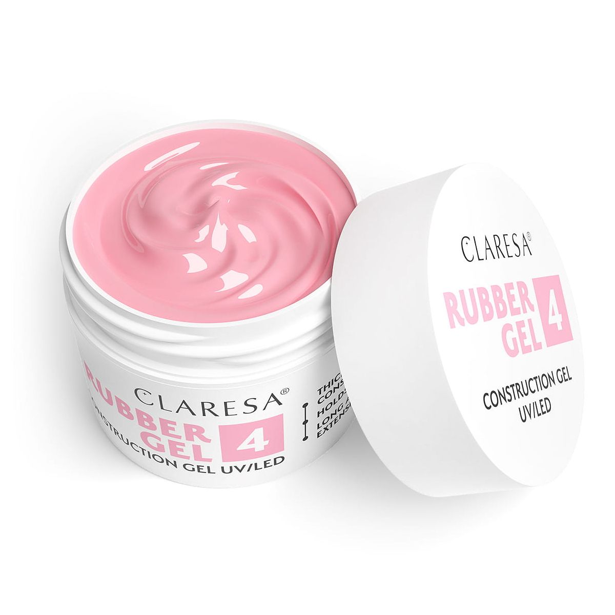 Claresa Gummigel 4 warmes Rosa 12gr.