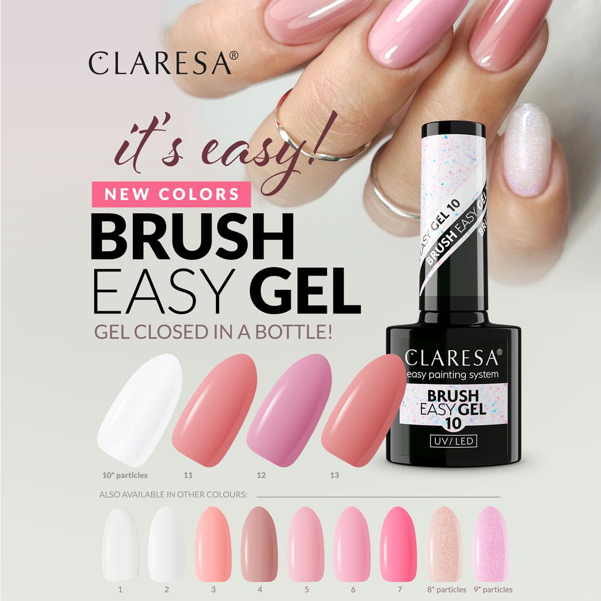 Claresa Pinsel Easy Gel 12 5ml