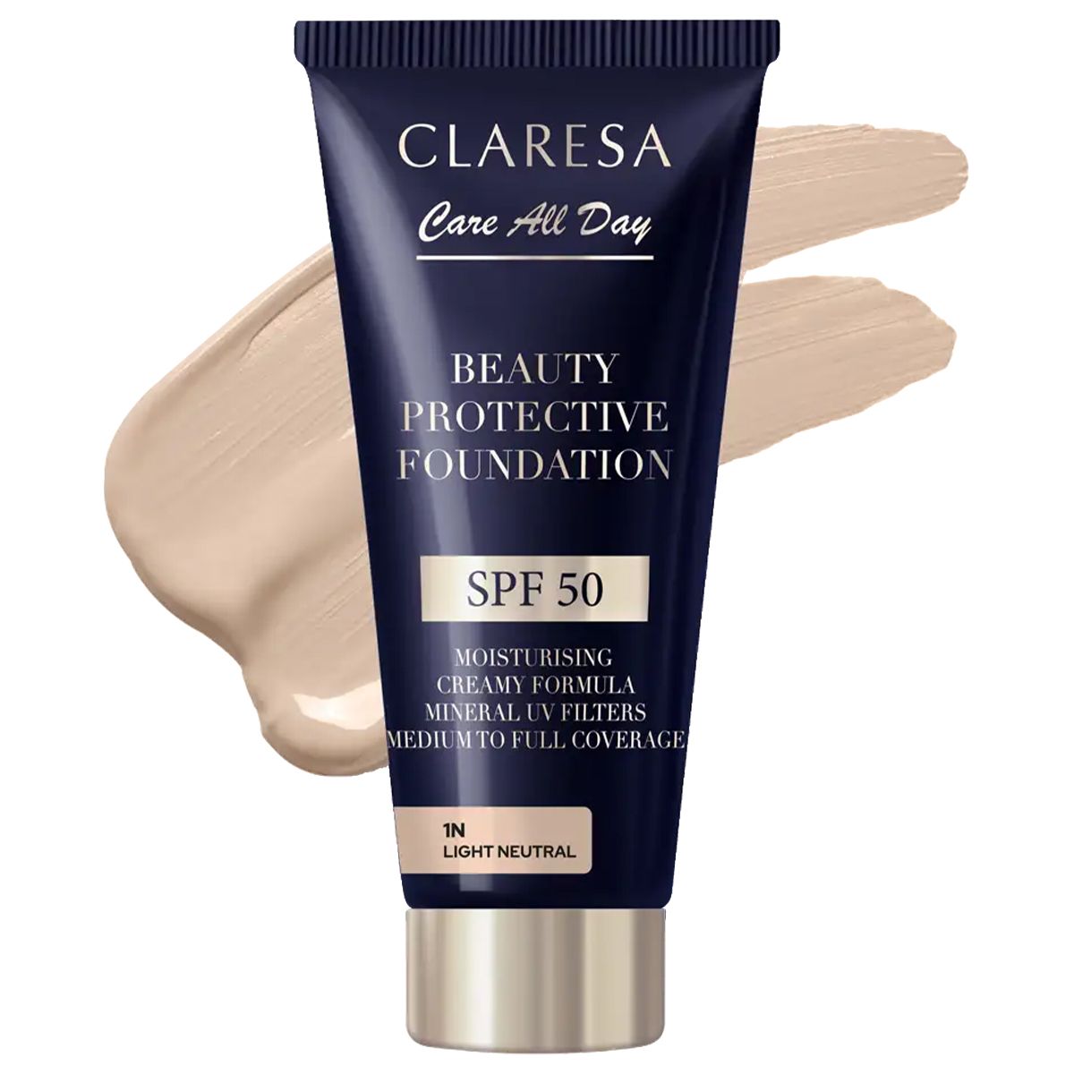 Claresa Beauty Protective Foundation SPF 50 1n Light Neutral 30 ml