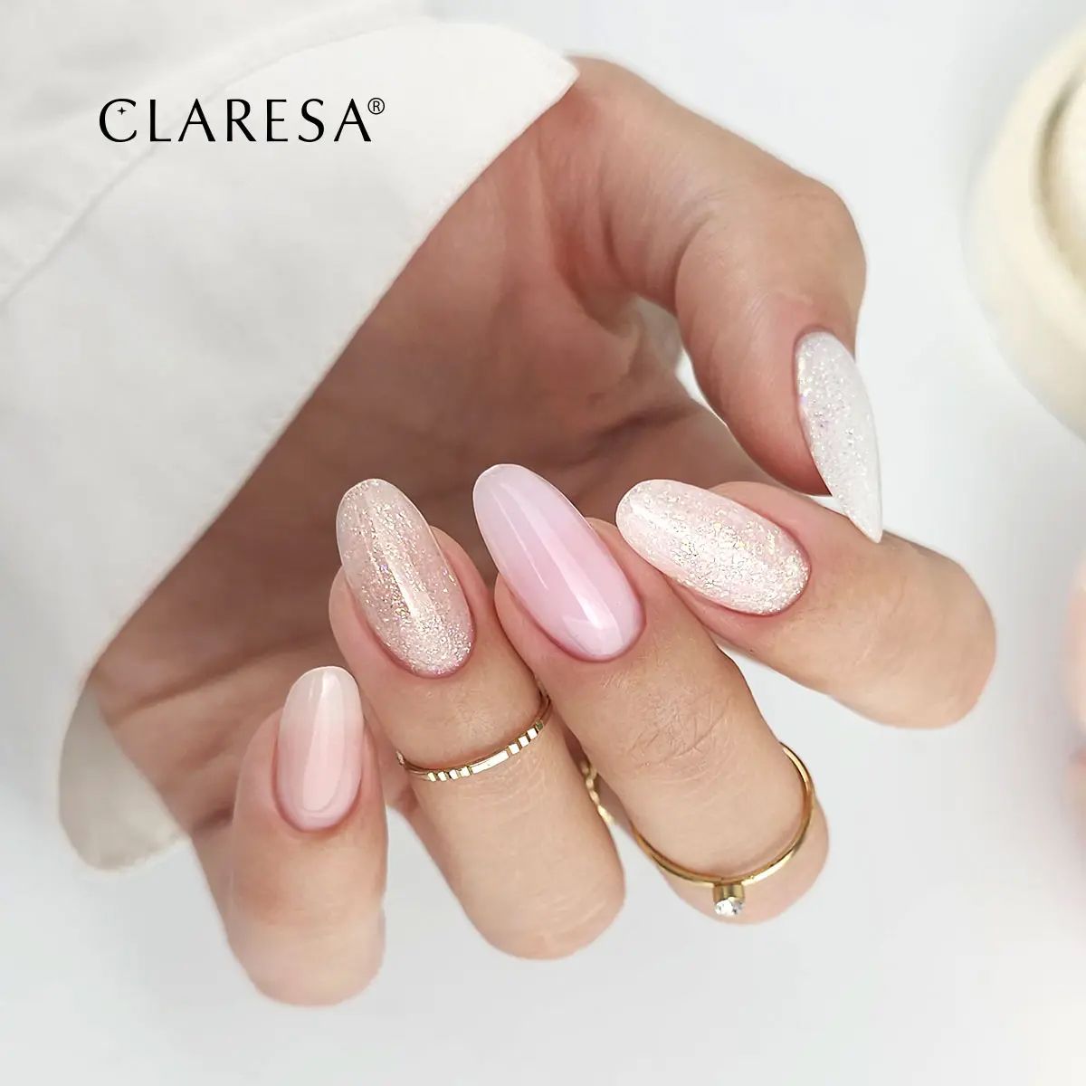 Claresa keratine soft easy builder gel pink waffle 45gr.