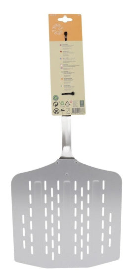 Cozze Pizza -Chep mit Löchern Aluminium 66 cm Silber Schwarz