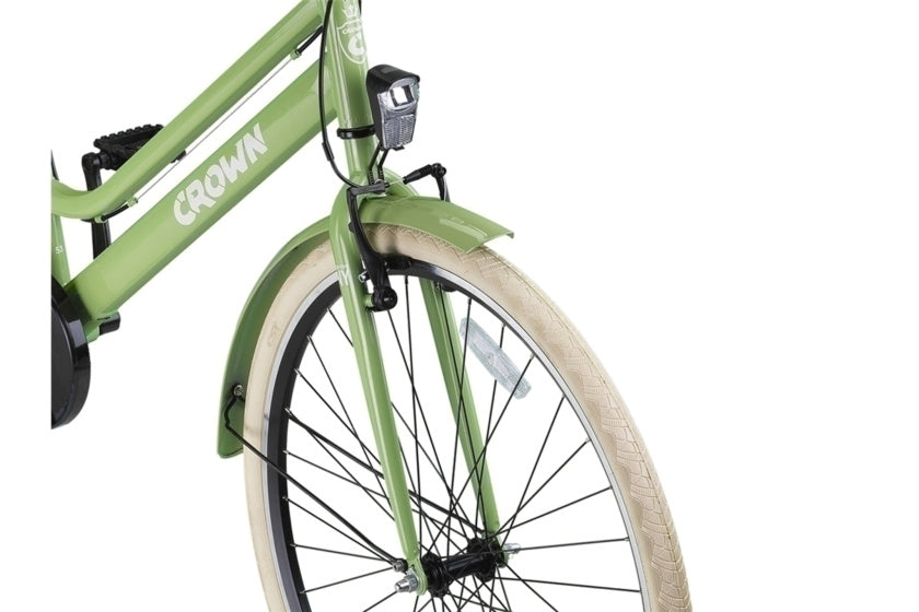 Crown New York 28 Zoll 53 cm Damen 7V V-Bremsgrün