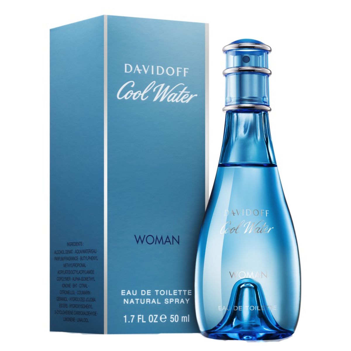 Davidoff Eau de Toilette Spray Coolwater Woman 50ml Damen