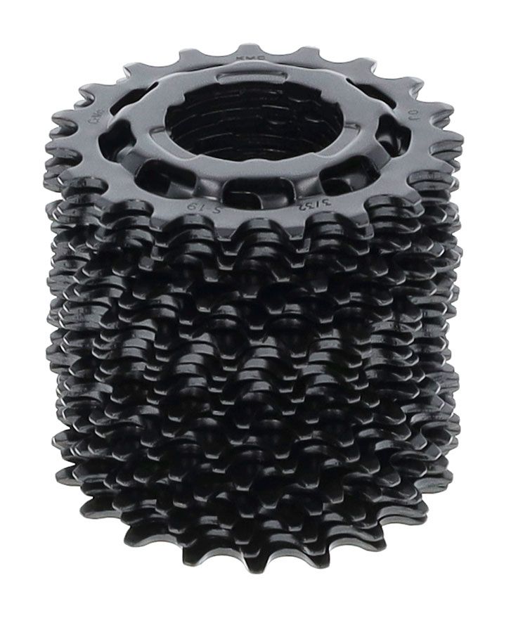KMC -Ausrüstung Shimano schmal 19T Heck schwarz (25st)
