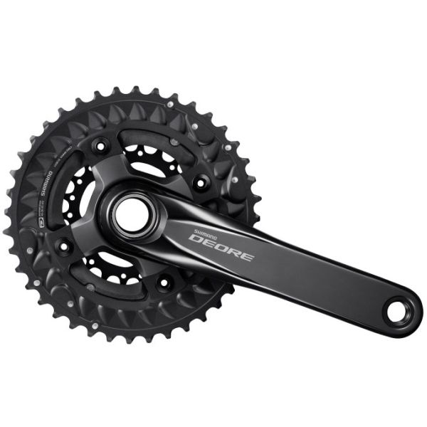 Shimano Kurbel 3 x 10 Geschwindigkeit Deore FC -M6000 175 mm 40 x 30 x 22t - Schwarz