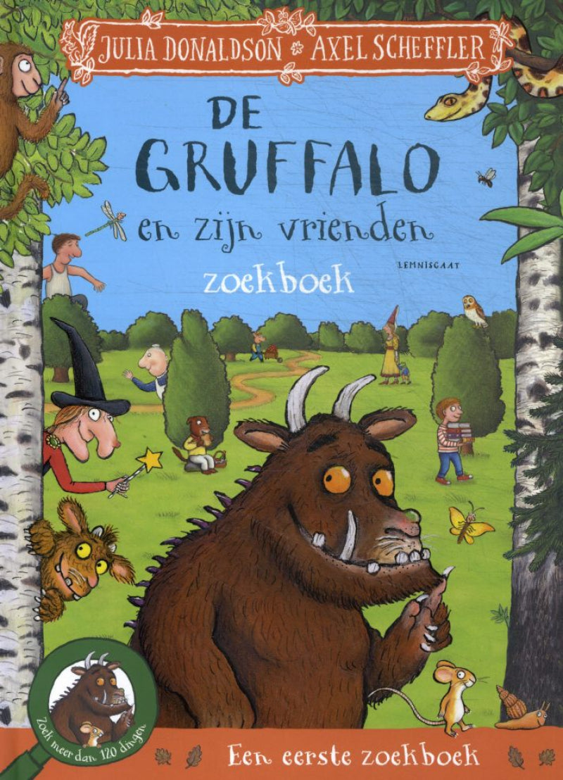 Lemniscaat: Das Suchbuch „Grüffelo und seine Freunde“.
