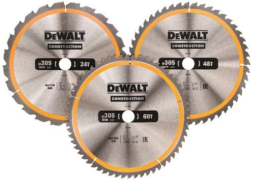 Dewalt Zubehör Kreissägeblätter 3er-Pack | 305x30mm - dt1964-qz