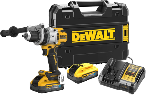 Dewalt dcd1007h2t Akku-Schlagbohrschrauber bürstenlos | 18 V 5,0 Ah Power Stack im T-Stake – dcd1007h2t-qw