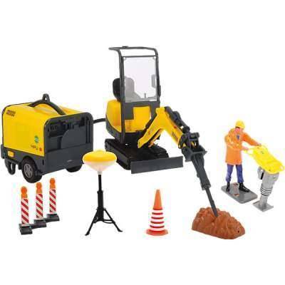 Simba Dicky Straßenarbeiter-Set 4-teilig