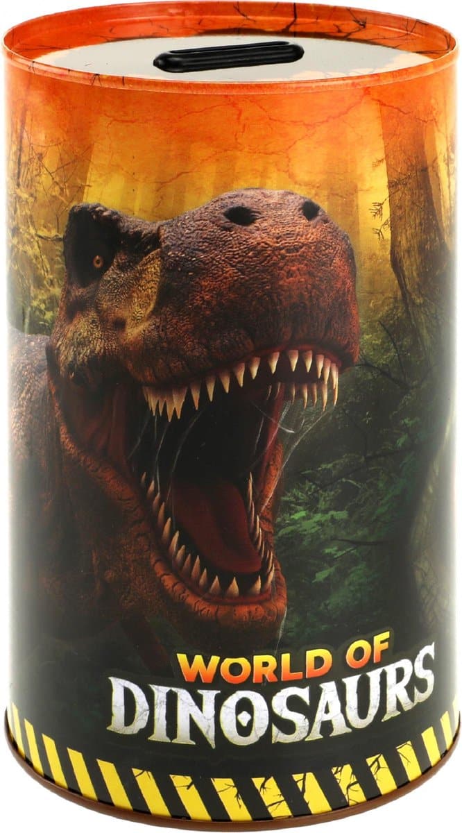 Van der Doelen Welt von Dinosaurier Money Box von Blik