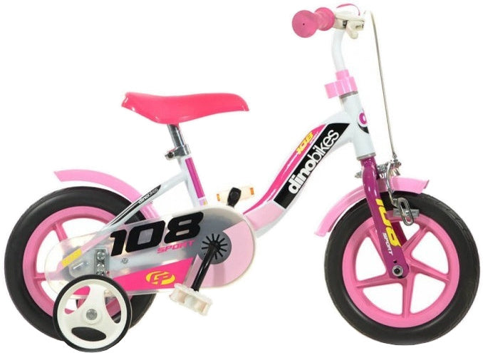 Dino 108 Sport 10 Zoll 17 cm Mädchen Draufgänger rosa weiß