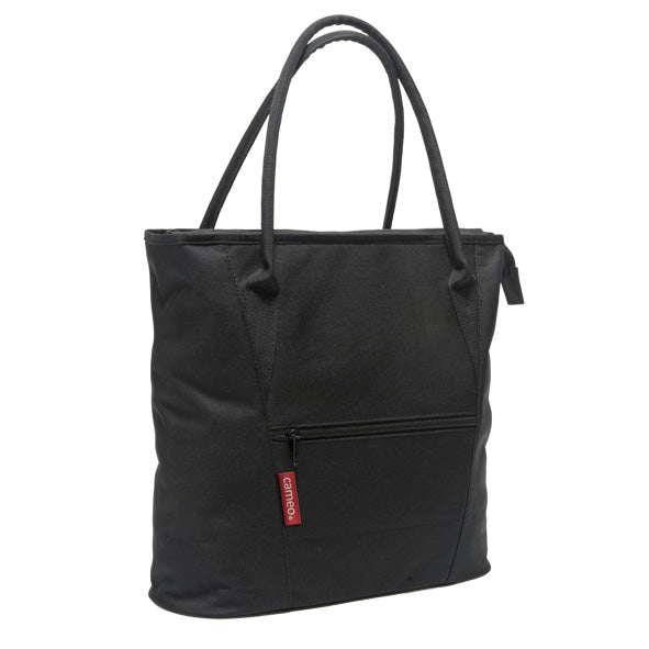 Cameo Shopper – schwarze Polyester-Fahrradtasche (18 l)