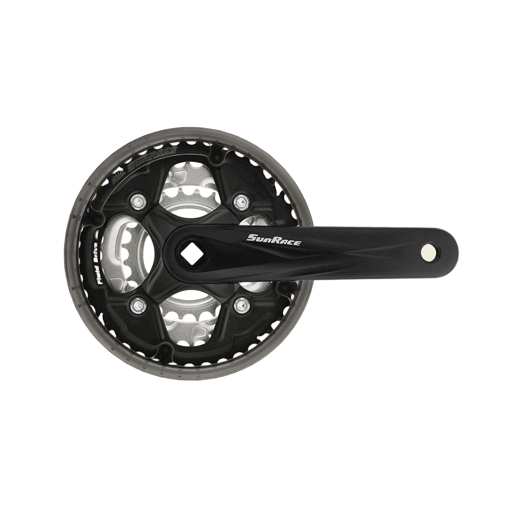 Sturmey-archer europa n.v. Sun Race FCM513-Box Triple 42 34 24t. 152mm. mit Kettenkante (-1 mm tief)