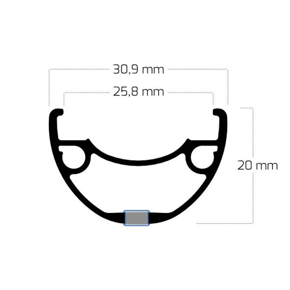 Ryde Rim 28 Rival26 36 14 Disc Black