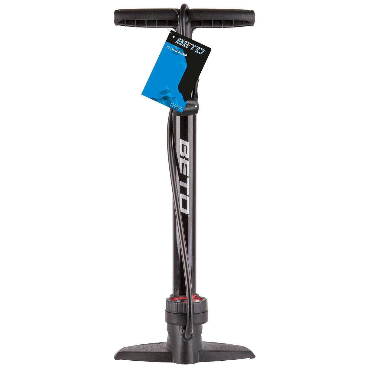 Beto-Pumpe aus Messing mit Manometer schwarz