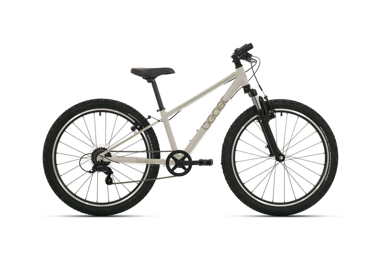 Bikefun Kinderfahrrad Beast 20 Zoll mit Shimano 6 Gängen und V-Bremsen – Kieselgrau