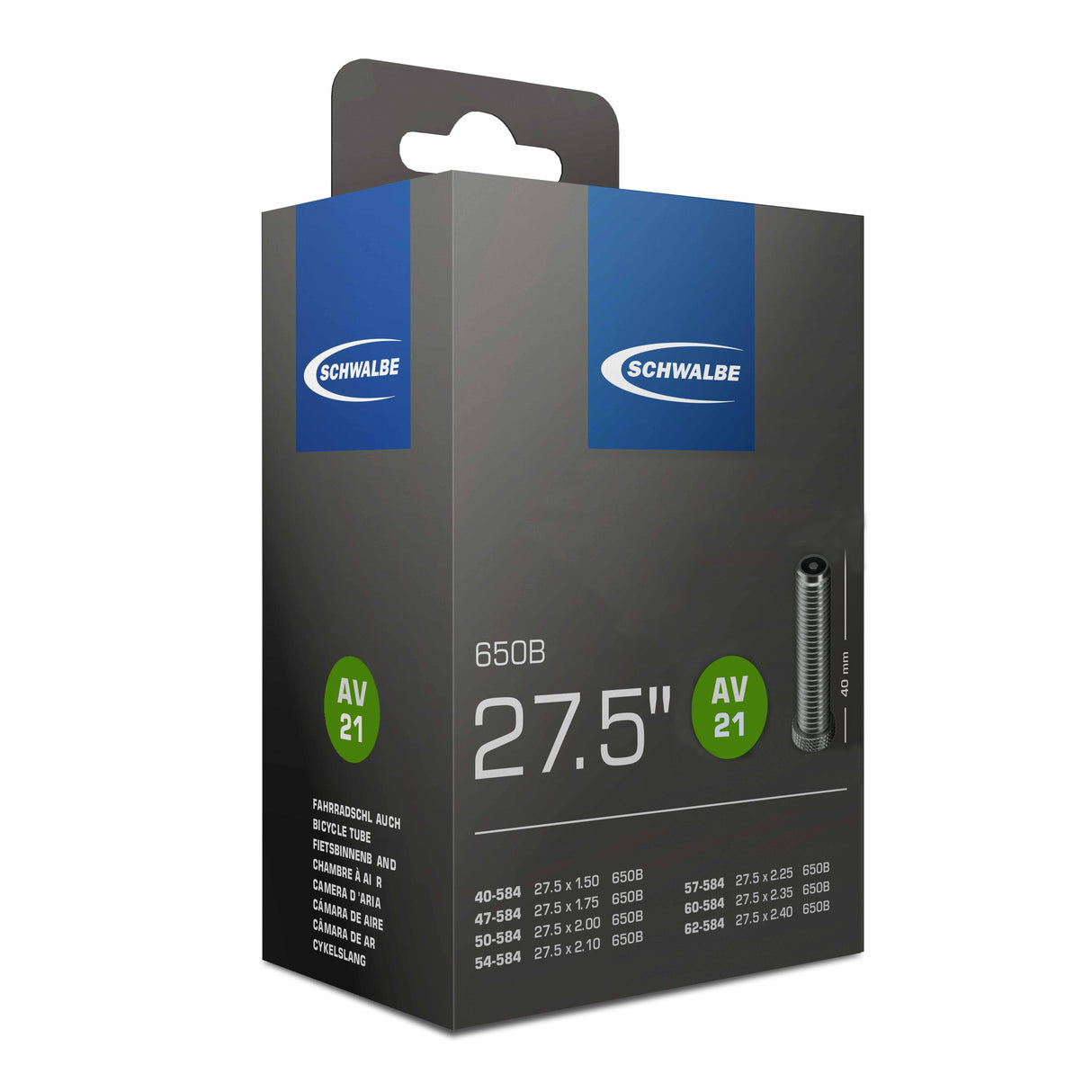 Schwalbe Innenrohr AV21 27.5 40 62-584