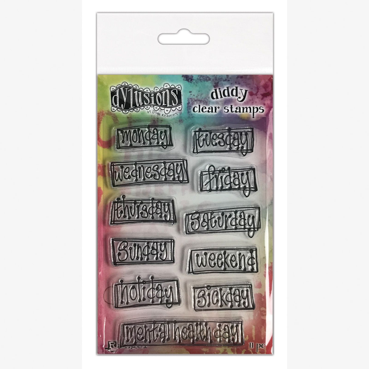 Ranger Ink Ranger • Dylusions Diddy Clear Stamps Oh, was für ein Tag!