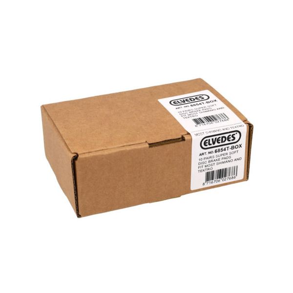 ELVEDES DISC BREMS BLOCK SET 6854T (10 Paar) Grau