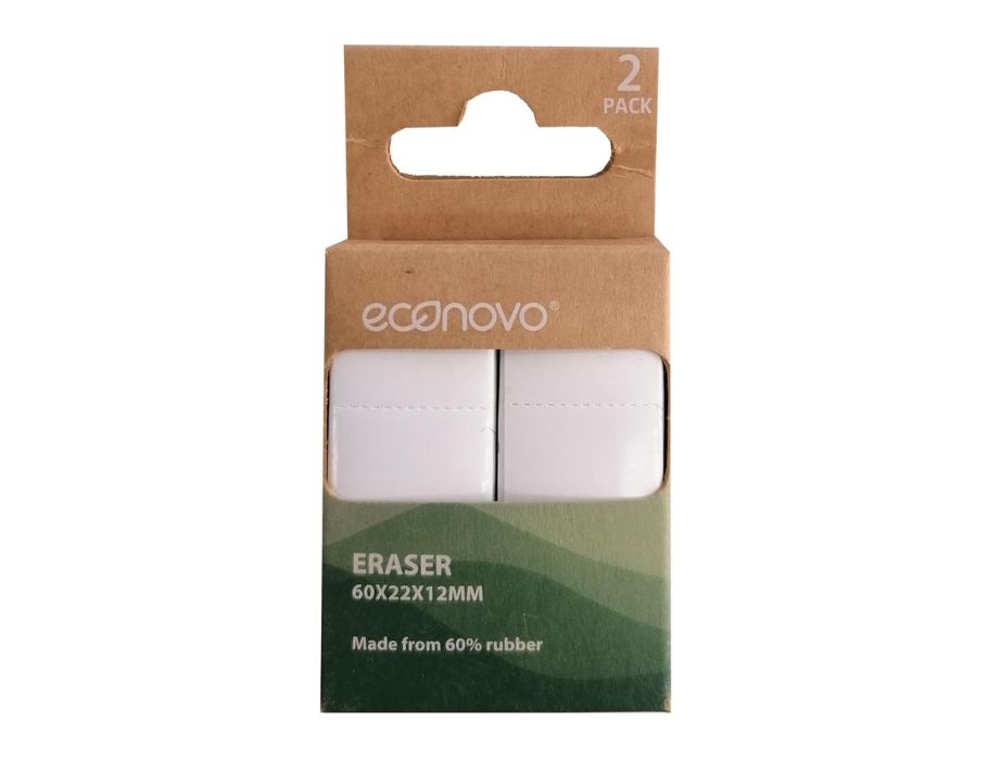 Econovo Radiergummis – 2 Stück