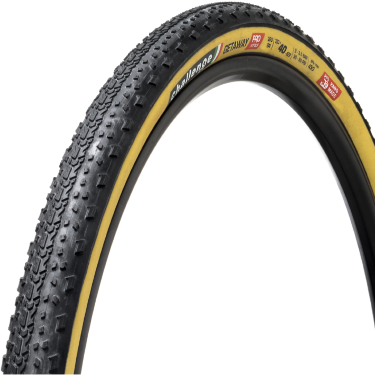 Challenge – Getaway Race Clincher TLR 700x40c Schwarzbraun