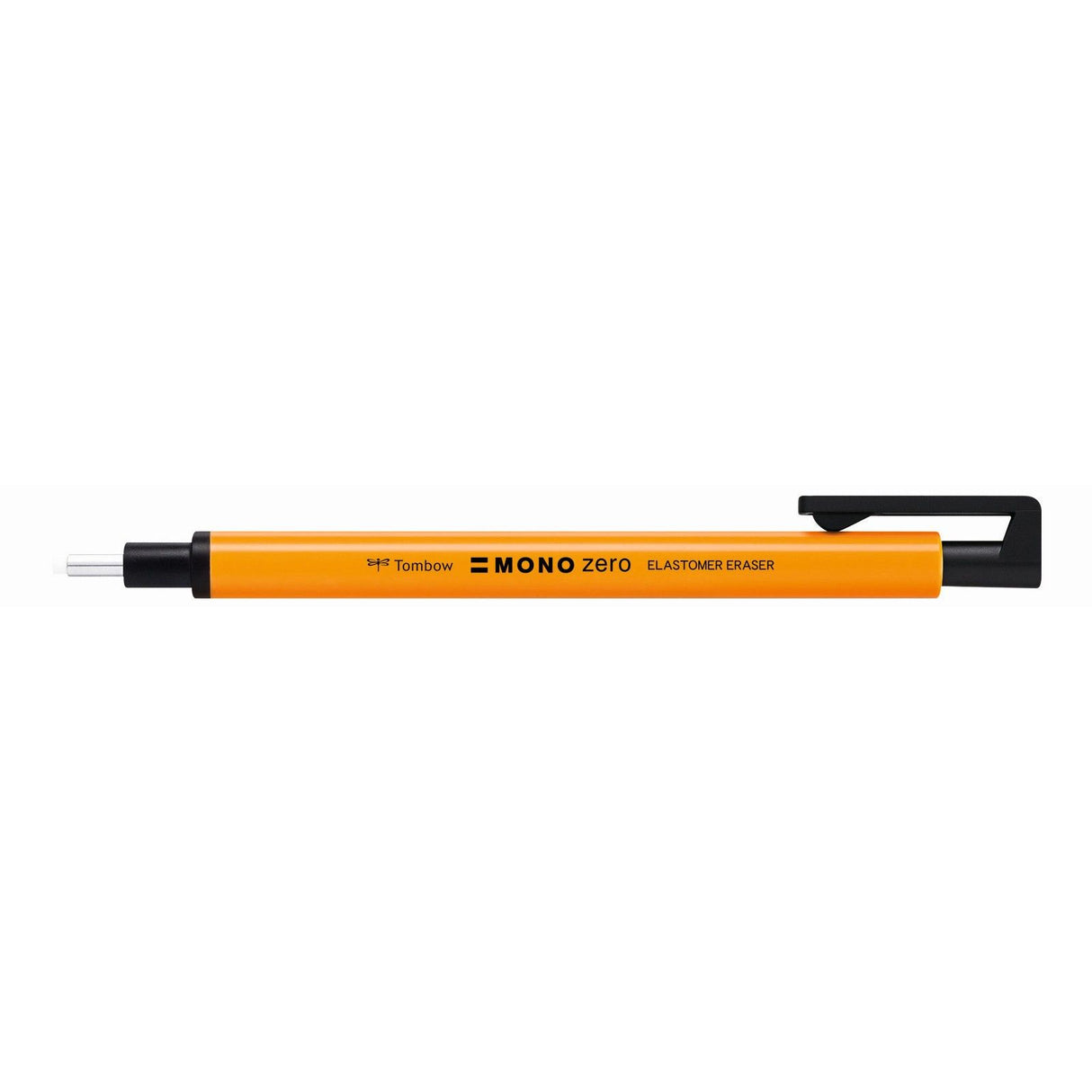 Tombow • Präzisionsradierer Mono Zero, nachfüllbar, Rundspitze 2,3 mm Durchmesser, neonorange