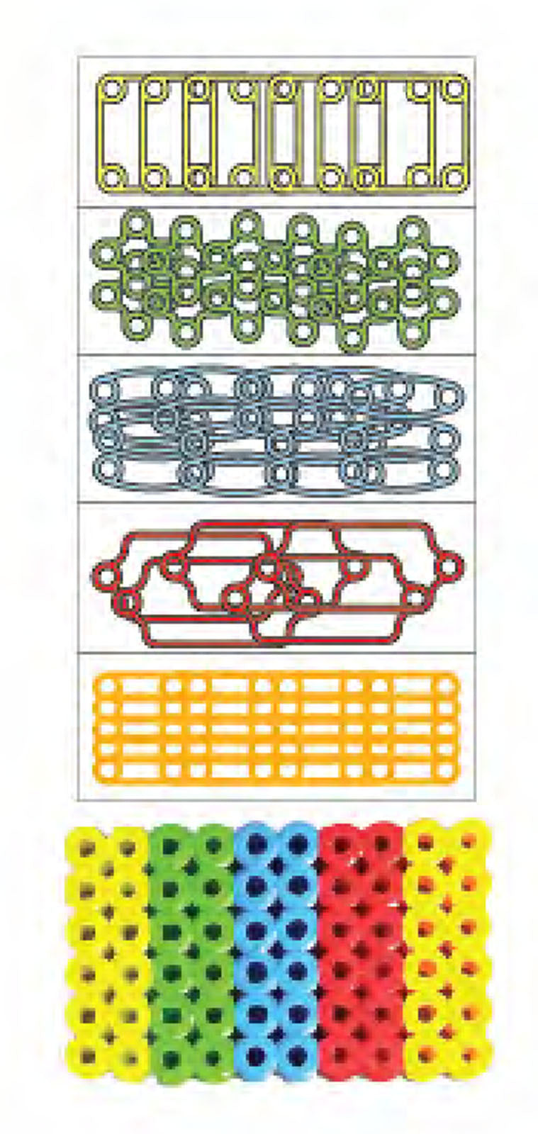 Perler • Primärmischung zum Aufbügeln von Perlenformen